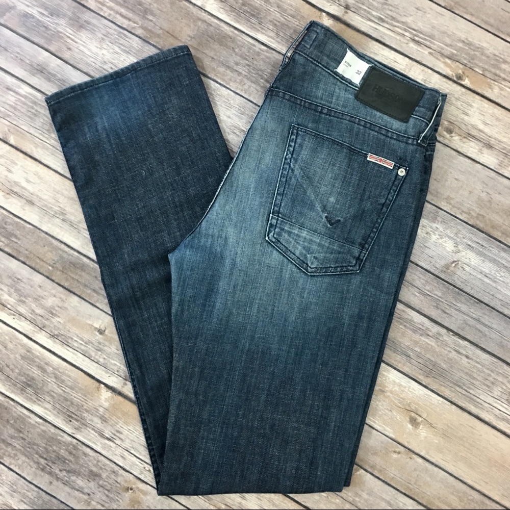 (SOLD)Hudson Men’s Byron Straight Denim Jeans - Picture 1 of 8